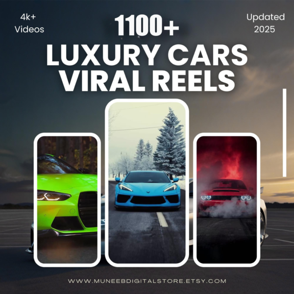 1100+ Luxury Car and life style video bundle
